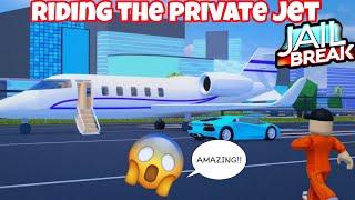 Finally riding the Private Jet in Roblox Jailbreak || Hindi Gameplay