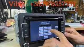 VW Volkswagen RCD 510 Delphi radio code decoding. Разблокировка магнитолы Фольксваген. Отзыв клиента