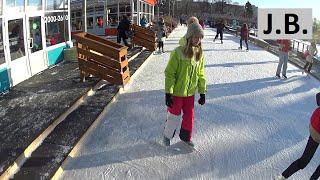GoPro skating Gorky Park ice rink, Moscow