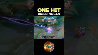  WATCH THIS - BEST BUILD NOLAN 2024(ONE HIT) ~ MLBB  #mobilelegends #onehitbuild #nolan #shorts