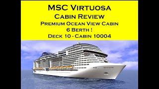 MSC Virtuosa Cabin Review - 6 Berths!