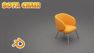 how to model a sofa chair in blender || easy guide