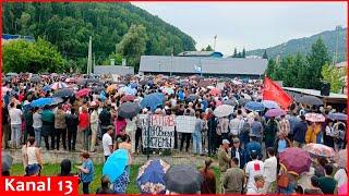 Thousands of people have risen up against local authorities in Russia's Altai Republic