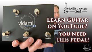 Learn Guitar On Youtube? - You Need This Pedal! (Vidami Video Looper For Youtube)