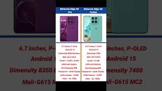 Motorola Edge 60 Pro vs Motorola Edge 60 Fusion Comparison #shorts #short #motorolaedge60pro