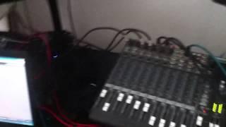 Moog Slim Phatty +  Drum Machine + Delay