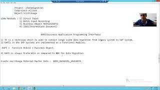 23 - Data Migration Techniques - BAPI Part1