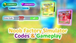 Noob Factory Simulator Codes & Gameplay! Try Now!