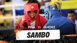 PINA Silvia Gisel vs GUEDEZ Rosbelis. Pan American Sambo Championships 2023