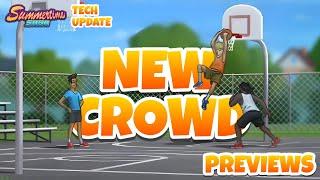 NEW BASKETBALL COURT CROWDS AND MORE! - Summertime Saga (Tech Update) - Previews (Part 68)