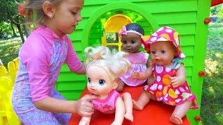 Капризные малыши КУКЛЫ Рутина маленького блогера Pretend play