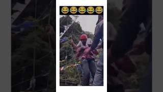 funny rope crossing video #whatsappstatus #funnyvideo #entertainment