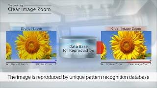 "Clear Image Zoom" Zoom in Without losing Image Quality | Sony Professional