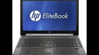 HP EliteBook 8560w Quad Core i7 2.3GHz NVidia 2000m Laptop UnBoxing