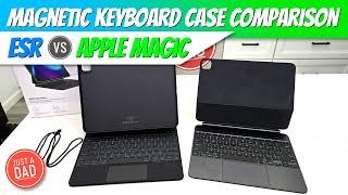 ESR vs Apple Magic iPad Pro Magnetic Keyboard Case for iPad Pro 13 COMPARISON How are They Different