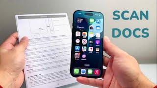 How to Scan Documents With Your iPhone