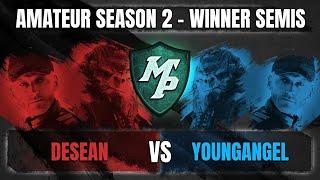 Halo Wars 2: 2v2 Amateur League S2 Main Event - Winners Semis - YoungAngel vs DeSean