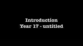 YEAR 17 [0000] INTRODUCTION to UNTITLED [#thetuesdayjournals #thebac #thepoetbac]