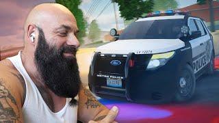  Полицейский США смотрит ПОГОНИ в GTA SAMP!