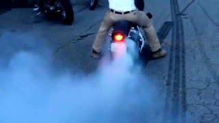 Wednesday night burnout club at Independence choppers