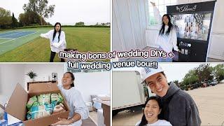 FULL WEDDING VENUE TOUR + Tons Of Wedding DIY Projects!!