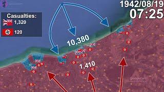 The Dieppe Raid in 45 seconds using Google Earth