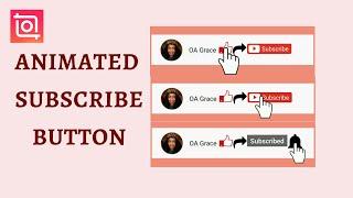 CREATE SUBSCRIBE ANIMATION with CHANNEL NAME In INSHOT| Using ANDROID Phone #animatedsubscribebutton