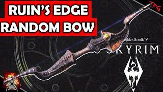 SKYRIM HOW To Get Ruin's Edge - The Most Random Bow! Anniversary Edition / Creation Club