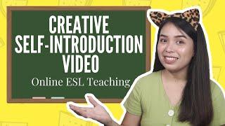 SELF-INTRODUCTION VIDEO SAMPLE - Online ESL Teacher for Kids