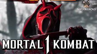 MY GHOSTFACE IS A DEMON! - Mortal Kombat 1: "Ghostface" Gameplay (Ghostface DLC)