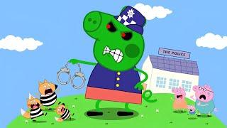 Zombie Apocalypse, GIANTS ZOMBIES ATTACK PEPPA PIG AND FRIENDS | Peppa Pig Funny Animation