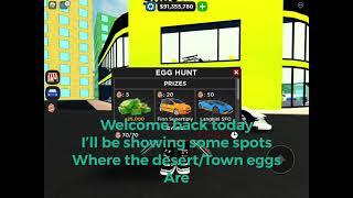 Roblox Car Dealership Tycoon( where to find some of the desert/Town eggs )