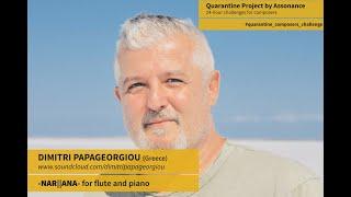 Dimitri Papageorgiou (Greece) -NAR||ANA- for flute and piano