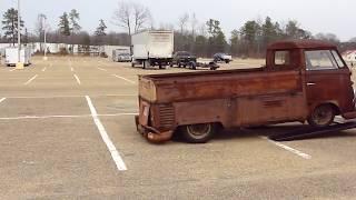 OMG '59 VW TRUCK * RUSTY RAT ROD SLAMMED * "FIELD FIND FARM USE" * BEST PATINA ON YOUTUBE!