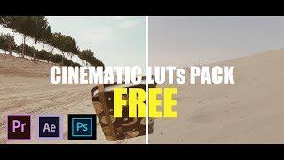 Free Cinematic color LUTs Pack 2 (Premiere Pro, After effects and photoshop)