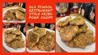 The Best Way To Achieve Crispy Juicy Delicious Pork Chops/OLD SCHOOL CRISPY PORK CHOPS