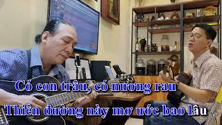 Một Mai Giã Từ Vũ Khí  KARAOKE  Tone Nam Guitar ( Em )