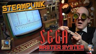 STEAMPUNK SEGA MASTER SYSTEM using a CRT a description of Steampunk and how I built this.