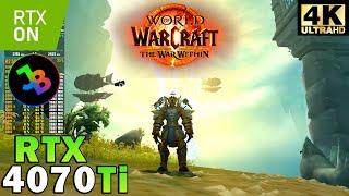 World Of Warcraft The War Within 4K | RTX 4070 Ti | R7 5800X3D | Max Settings | Ray Tracing