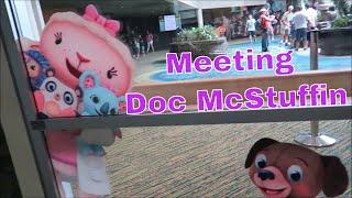 Meeting Real Life DOC MCSTUFFIN at Disney World Animal Kingdom at Orlando, Florida