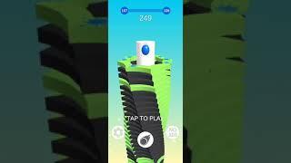 Stack Ball - Blast through platforms Level 107 WalkThrough | Fazie Gamer