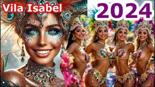  4K 2024 Rio de Janeiro Beautiful Dancers Musas, Vila Isabel, Carnaval Brazil, Champs, Full Movie