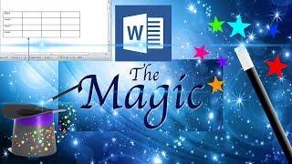 ms word magic tricks