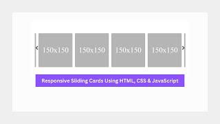 Responsive Carousel | How to Create Responsive Card Slider Using HTML, CSS & JavaScript