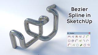 Bezier Spline in SketchUp - Plugin Tutorial