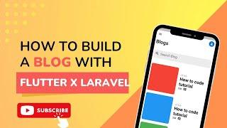 How to build a blog with Flutter and Laravel - Admin Authentication