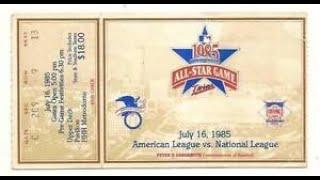 1985 MLB All Star Game MINNEAPOLIS Original NBC Broadcast