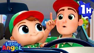 Drive My Car (Baby John edition) | Little Angel | Melody Time: Moonbug Kids Songs