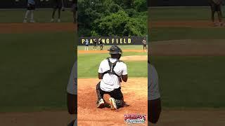 Who had the fastest pop time at Minority Baseball Prospecte Collegiate League? 
