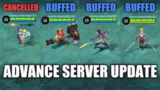 REVAMPED LUNOX CANCELLED AULUS FANNY ZILONG BUFF | ADV SERVER UPDATE